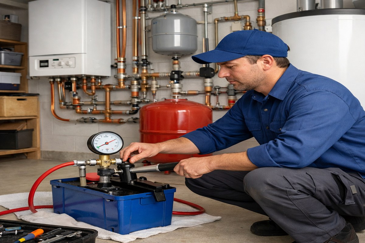 опрессовка системы отопления