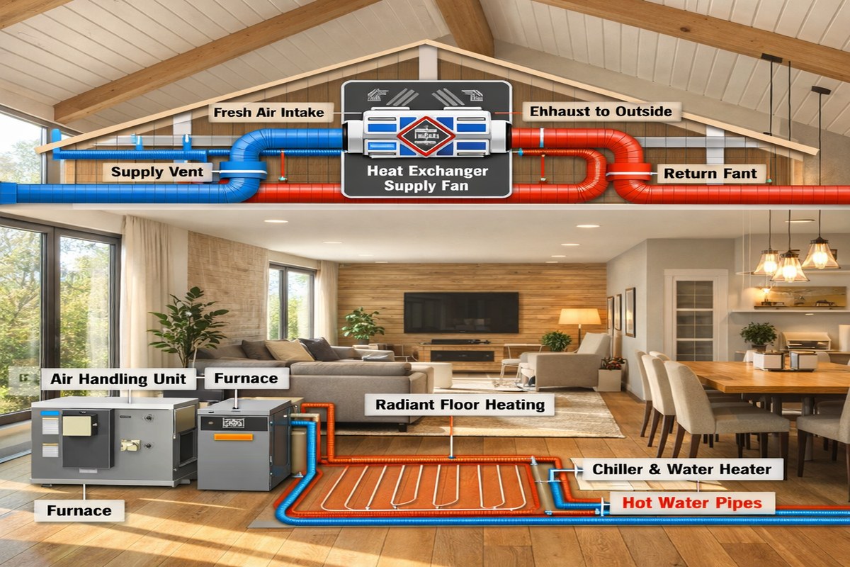 проектирование ОВиК коттедж