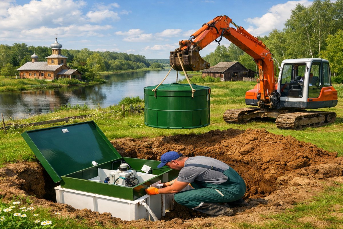 установка септика Ивановская область