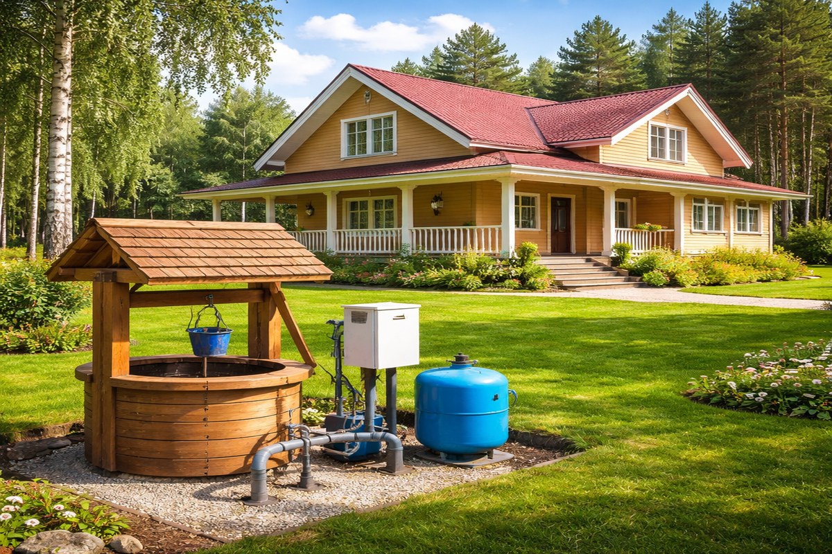 водоснабжение загородного дома