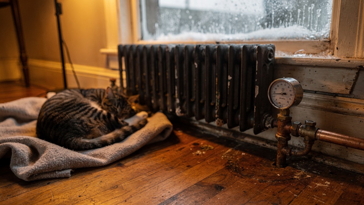 падает давление в системе отопления