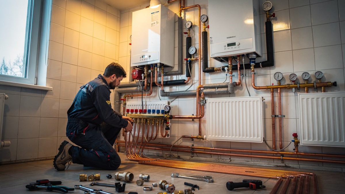 монтаж отопления частный дом Иваново